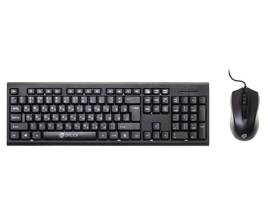  Клавиатура + мышь Oklick 620M клав:черный мышь:черный USB 