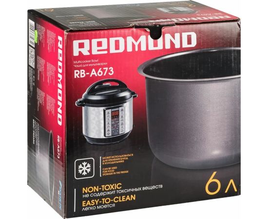  Чаша Redmond RB-A673 6л. для мультиварок черный 