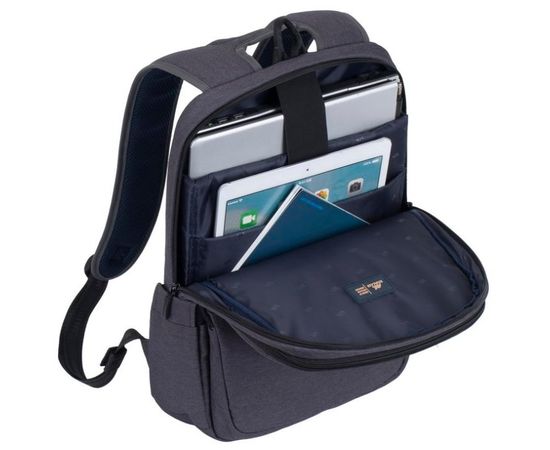  Рюкзак для ноутбука 15.6" Riva 7760 черный полиэстер 