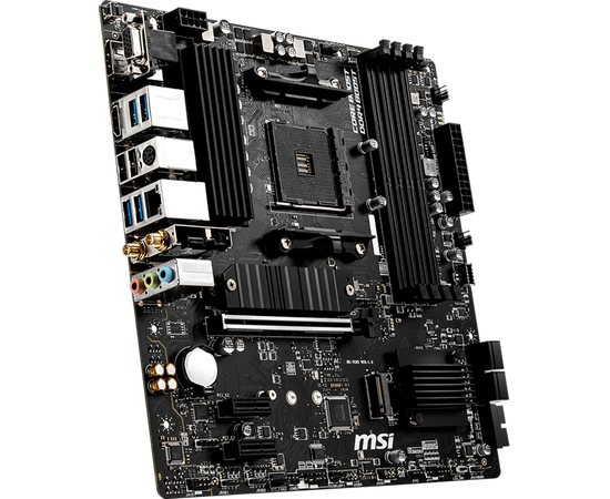  MB sAM4 MSI B550M PRO-VDH WIFI, AMD B550, 4xDDR4-3200, 1xPCI-Ex16x, 2xPCI-Ex1x, D-SUB+HDMI+DP, 4xSATA3(RAID 0/1/10), 2xM.2, 8 Ch Audio, GLan, WiFi 