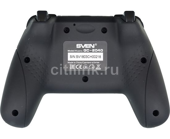  Геймпад беспроводной Sven GC-2040 (11 кл. 2 мини-джойстика, D-pad, Soft Touch, PC/PS3/Xinput), 
