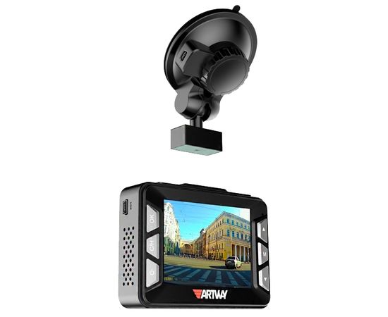  Видеорегистратор с радар-детектором Artway MD-108 GPS черный 