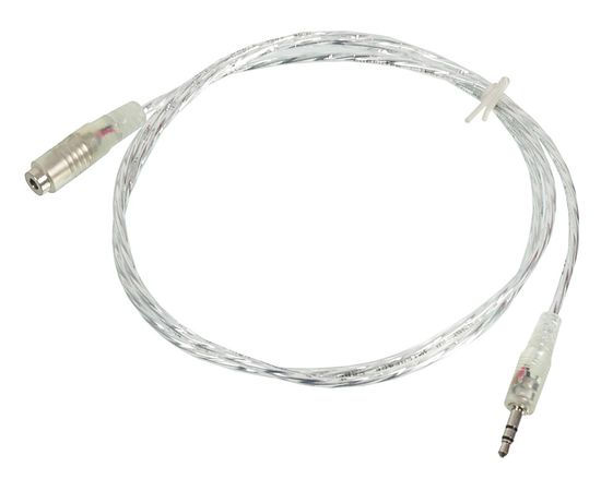  Кабель-удлинитель аудио Buro Jack 3.5 (m)/Jack 3.5 (f) 1м прозрачный (CAB025-1M) 