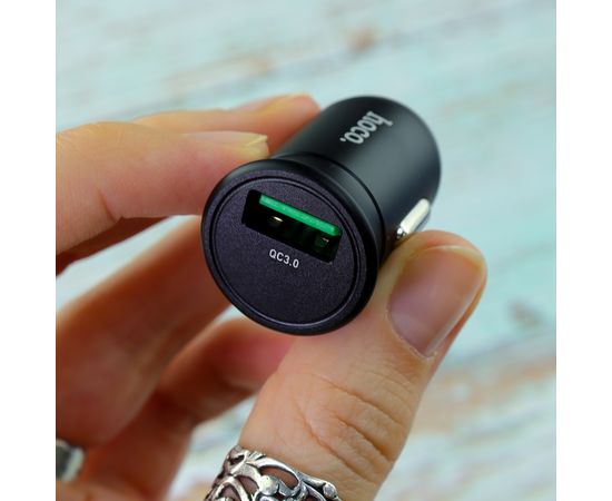  АЗУ HOCO Z43 Mighty, 1USB, QC3.0 (черный) 