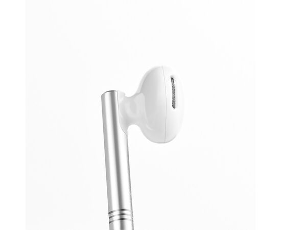  Проводные наушники с микрофоном вкладыши Hoco M22 Spirited Rhyme, 3.5 Jack (silver) 