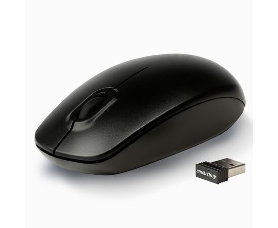  Мышь оптическая беспроводная Smart Buy SBM-300AG-K ONE (black) 