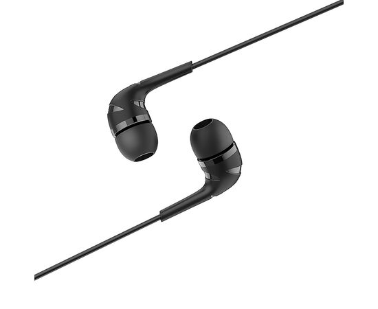  Проводные наушники с микрофоном внутриканальные Hoco M40 Prosody universal, 3.5 Jack (black) 
