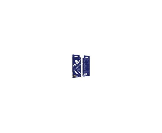  Наушники внутриканальные Borofone BM39, микрофон, кнопка ответа, кабель 1.2м, цвет: белый (1/72/288) 