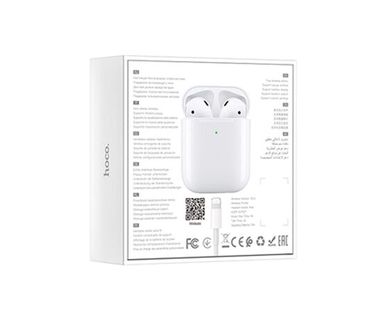  Беспроводные Bluetooth-наушники Hoco TWS EW02 Plus (white) (207637) 
