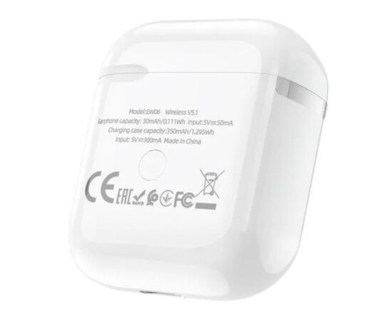  Беспроводные Bluetooth-наушники Hoco TWS EW06 (white) (203569) 