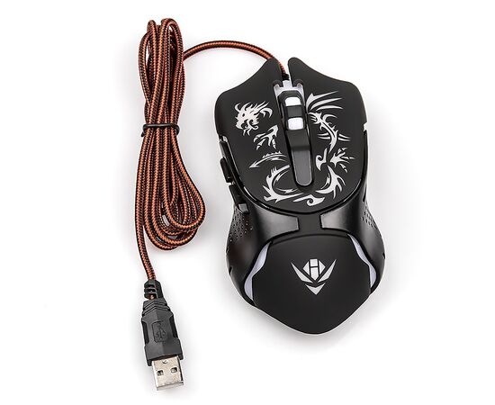  Мышь оптическая Nakatomi Gaming mouse MOG-25U (black) игровая (91997) 