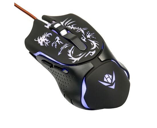  Мышь оптическая Nakatomi Gaming mouse MOG-25U (black) игровая (91997) 