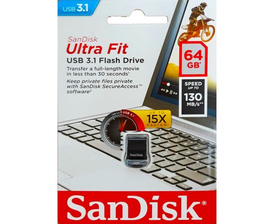  USB-флешка 64GB USB 3.1 SANDISK SDCZ430-064G-G46 