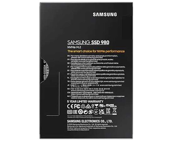  SSD Samsung 250Gb 980 M.2 MZ-V8V250BW 
