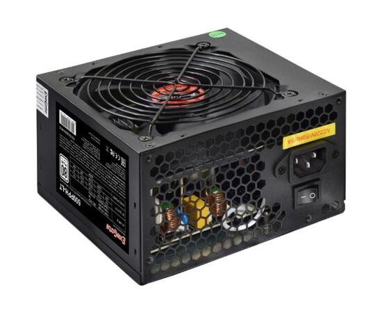 Блок питания ExeGate 600PPH-LT-OEM EX282044RUS-OEM 600W, 80+, ATX, black, APFC, 12cm, 24p, (4+4)p, 5*SATA, 3*IDE 