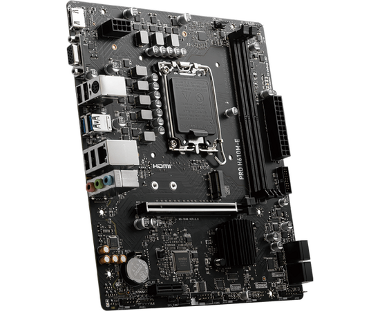  MB s1700 MSI B PRO H610M-E H610 LGA1700 2DDR5 1PCI-Ex16 1PCI-Ex1 1M.2 Gen4 4SATA3.0 4USB3.2Gen1 