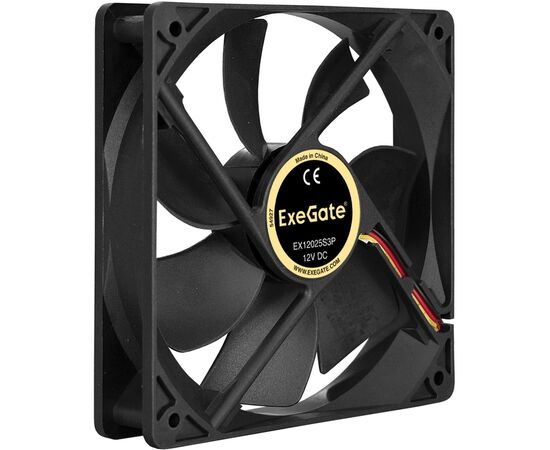  Вентилятор ExeGate Mirage-S EX166176RUS 120x120x25, 1200 RPM, 25dB, 3pin 