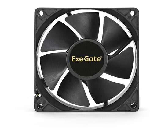  Вентилятор Exegate EX08025S3P EX283377RUS 80x80x25 мм, подшипник скольжения, 3pin, 1800RPM, 23dBA 