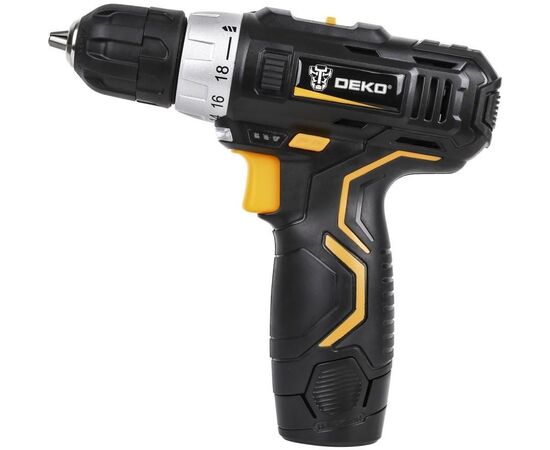 Дрель-шуруповерт Deko GCD12DU3 063-4096 аккум. патрон:быстрозажимной 