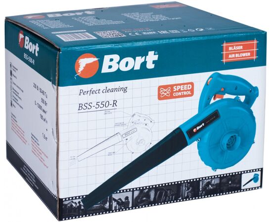  Воздуходувка Bort BSS-550-R синий 