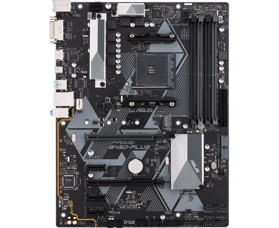  Материнская плата Asus Prime B450-Plus 
