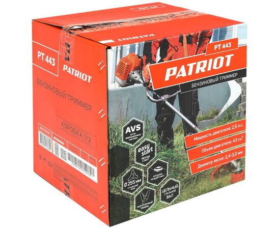  Триммер бензиновый Patriot PT 443 оранжевый 