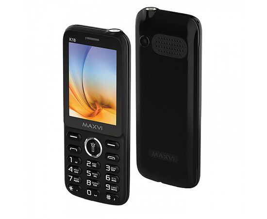  Мобильный телефон Maxvi K18 black 