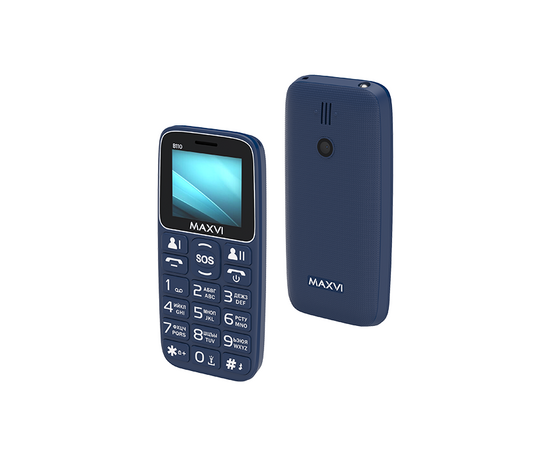  Мобильный телефон MAXVI B110 blue 