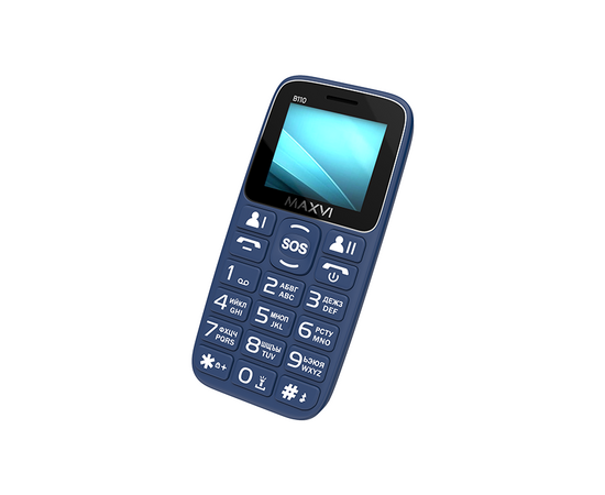  Мобильный телефон MAXVI B110 blue 