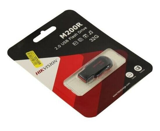  USB-флешка Hikvision (HS-USB-M200R/32G) 32Gb USB2.0 черный 