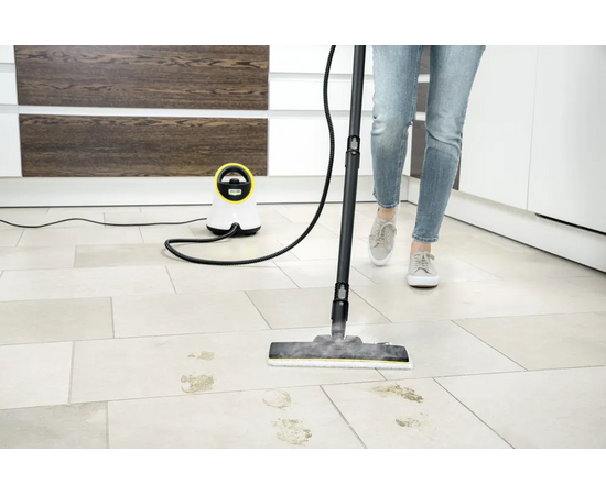  Пароочиститель напольный Karcher EasyFix SC 2 Deluxe 1.513-400.0 белый/желтый 