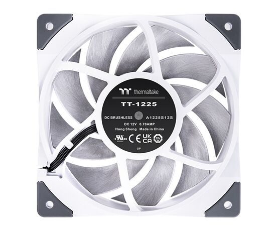  Вентилятор Thermaltake ToughFan 12 White (CL-F117-PL12WT-A) High Static Pressure Radiator Fan (Single Fan Pack) Ret 