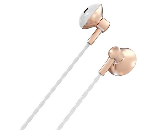 Проводные наушники BOROFONE BM14 Skymelody, Jack 3.5mm, 1.2 м, золотой 