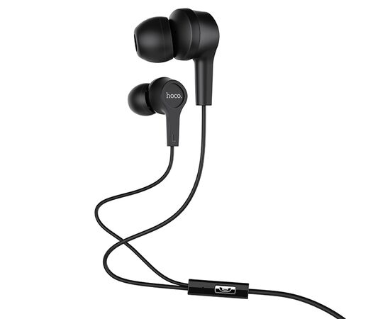  Проводные наушники HOCO M50 Daintiness, Jack 3.5mm, 1.2 м, черный 