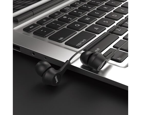  Проводные наушники HOCO M50 Daintiness, Jack 3.5mm, 1.2 м, черный 