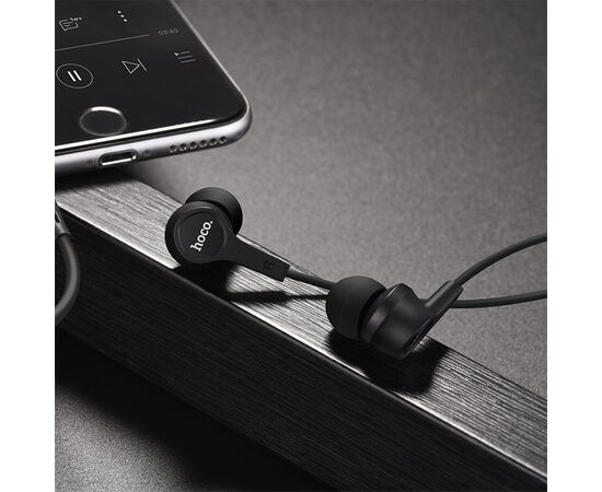  Проводные наушники HOCO M50 Daintiness, Jack 3.5mm, 1.2 м, черный 