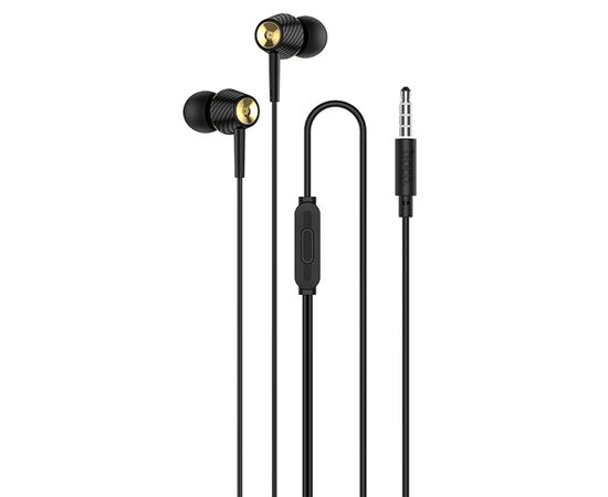  Проводные наушники HOCO M70 Graceful, Jack 3.5mm, 1.2 м, черный 