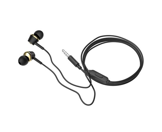  Проводные наушники HOCO M70 Graceful, Jack 3.5mm, 1.2 м, черный 