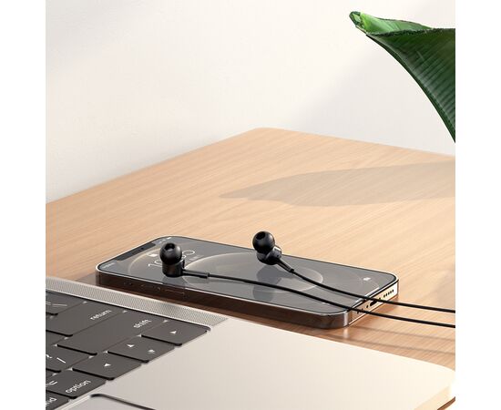  Проводные наушники HOCO M82 La musique, Jack 3.5mm, 1.2 м, черный 