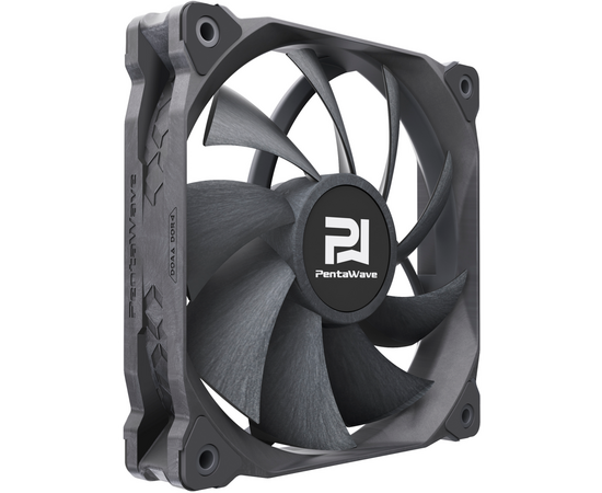  Вентилятор PentaWave PF-K12EXP PWM / 120mm 4 pin Dual NMB Ball Bearing 500-3000rpm 128CFM 43.5dBA/ Gray 