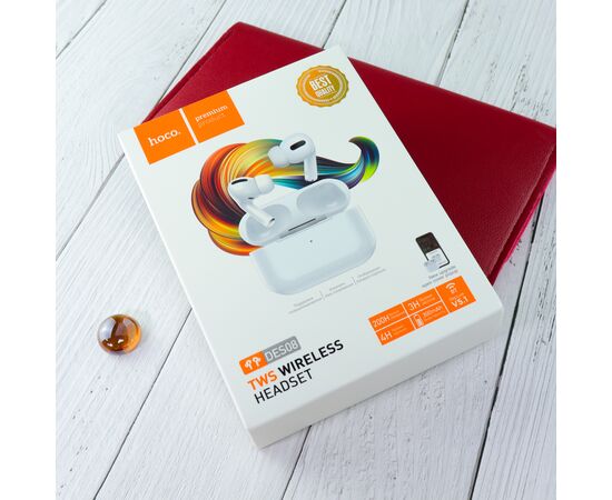  Наушники bluetooth HOCO DES08  Original series TWS (белый) 