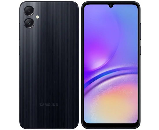  Смартфон Samsung Galaxy A05 4/128GB Black (SM-A055FZKGCAU) 
