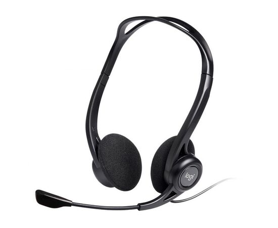  Наушники с микрофоном Logitech 960 черный 2.4м накладные оголовье (981-000100) 