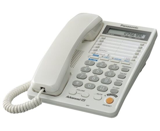  Проводной телефон Panasonic KX-TS2368RUW White 