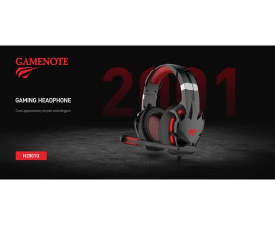  Гарнитура игровая с подсветкой HAVIT GAMENOTE HV-H2001U 7.1 Gaming 