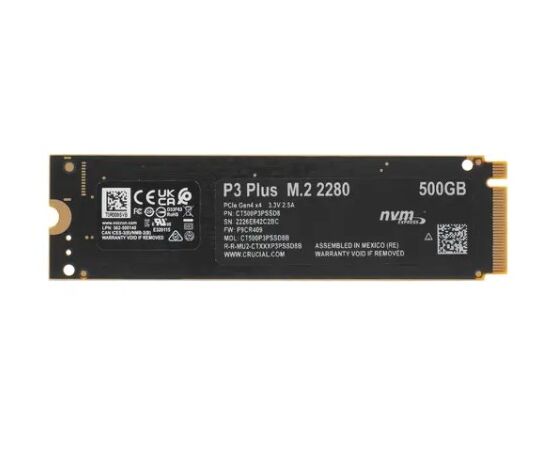  SSD Crucial CT500P3PSSD8 M.2 