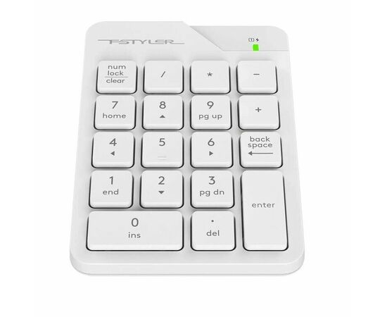  Числовой блок A4Tech FGK21C белый USB беспроводная slim для ноутбука 