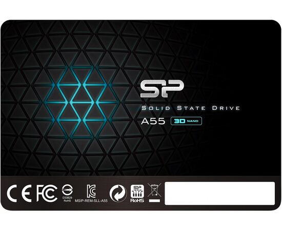  SSD Silicon Power A55 SP002TBSS3A55S25, 2TB 2.5", SATA III R/W - 500/450 MB/s TLC 