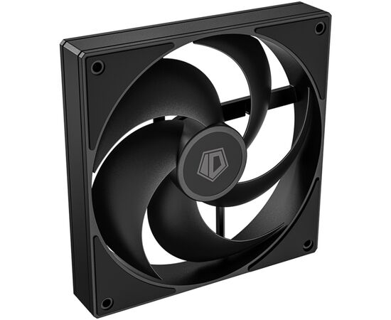  Вентилятор ID-COOLING AS-120-K Trio (3 in 1) 120x120x25мм (PWM, резиновые углы, черный, 300-2000об/мин, супертихий) Box 