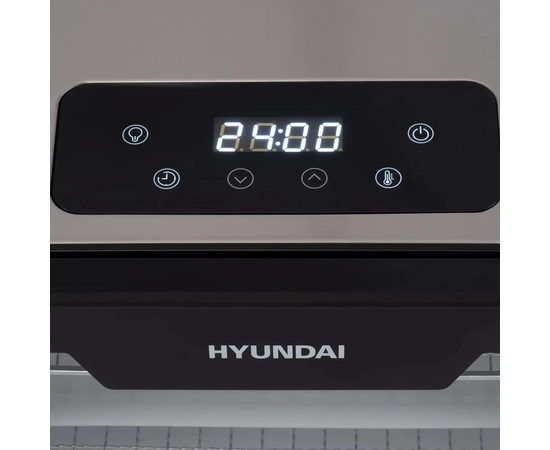  Сушка для фруктов и овощей Hyundai HYFD-8802 14под. 600Вт серебристый 